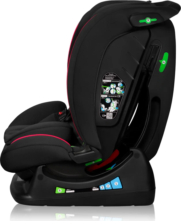 Автокрісло Lionelo Aart i-Size BLACK CARBON RED